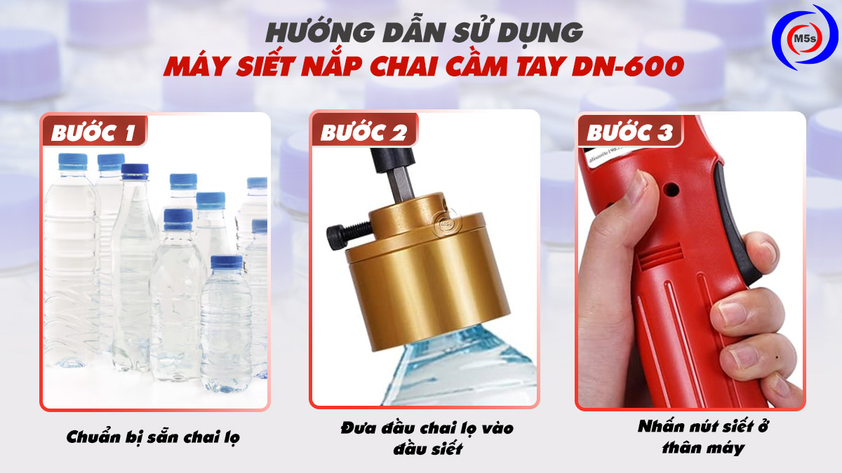 hướng dẫn sử dụng máy đóng nắp chai DN-600