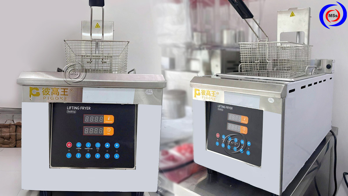 hình thực tế bếp chiên nhúng 14L ZL-1S