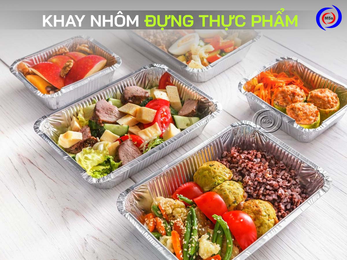 khay nhôm đựng thực phẩm