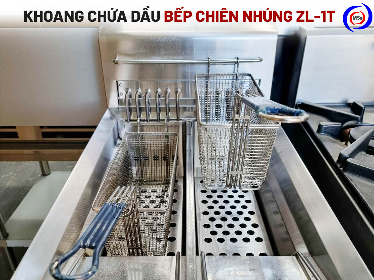 khoang chứa dầu bếp chiên nhúng ZL-1T