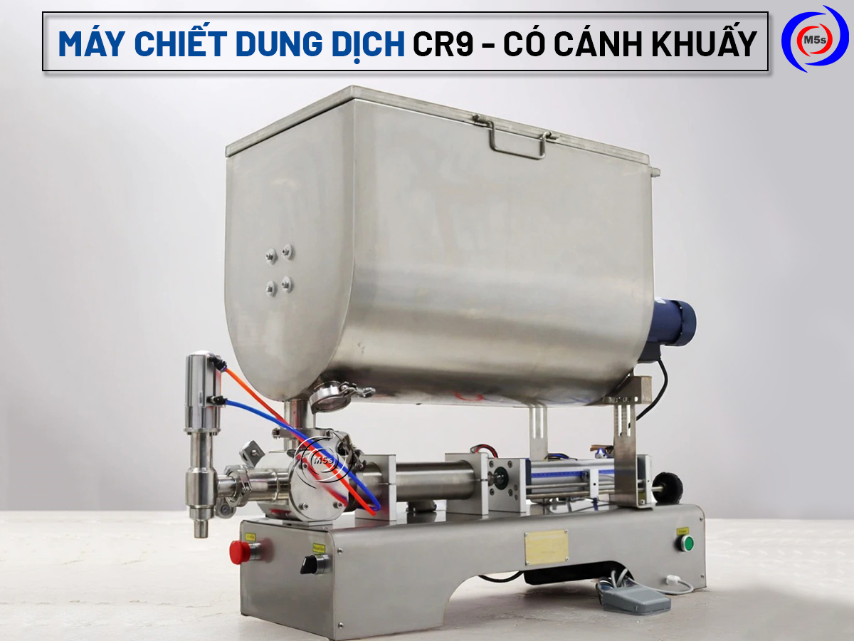 Máy chiết rót CR9 có cánh khuấy Máy chiết rót CR9 có cánh khuấy