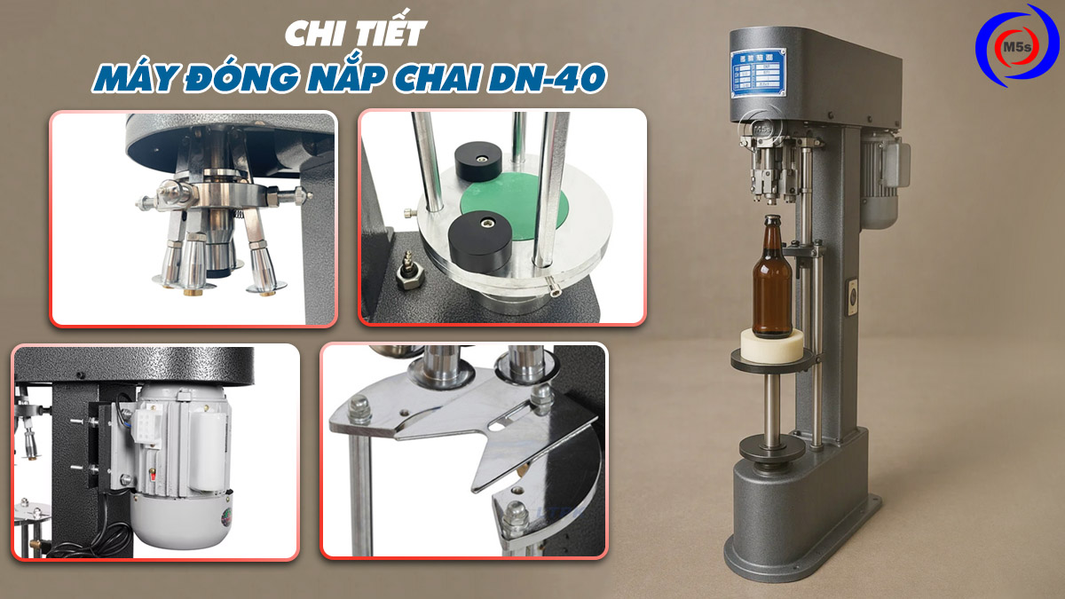 chi tiết máy đóng nắp chai DN-40