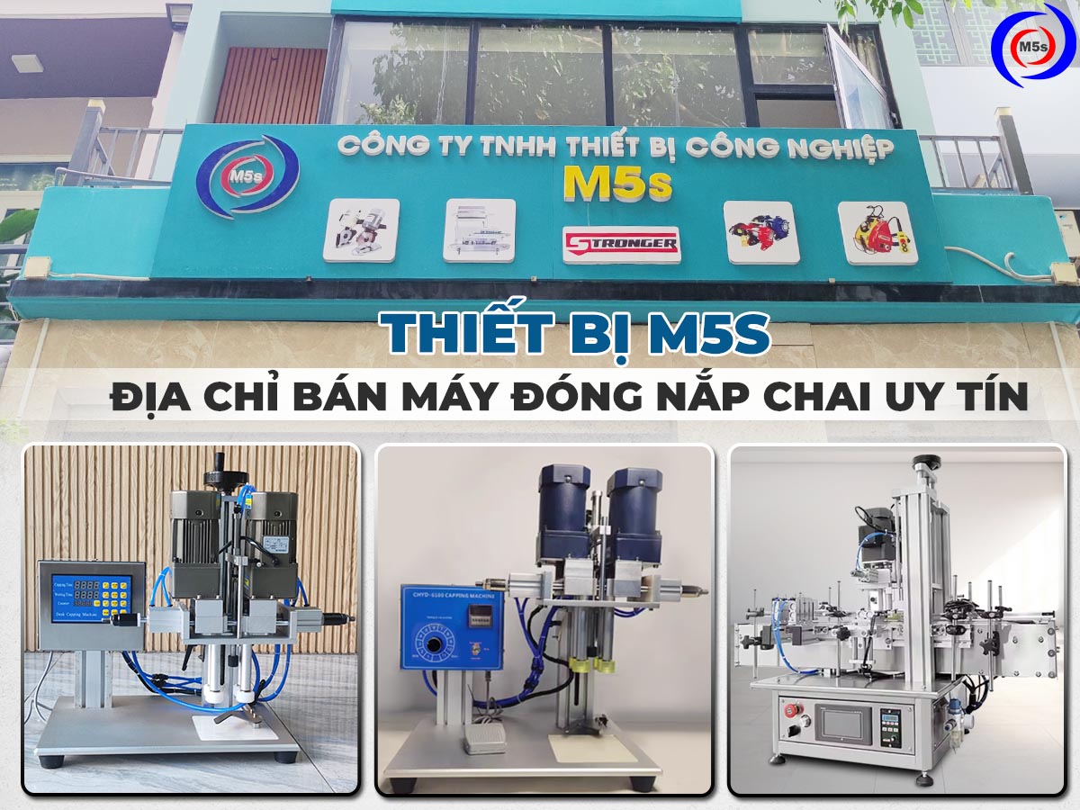 máy đóng nắp chai m5s