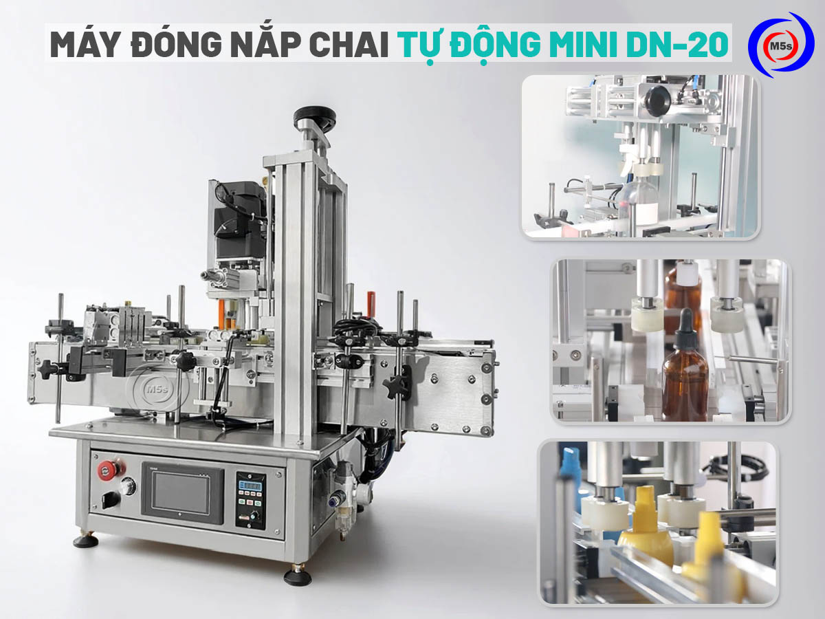 máy đóng nắp tự động mini DN-20