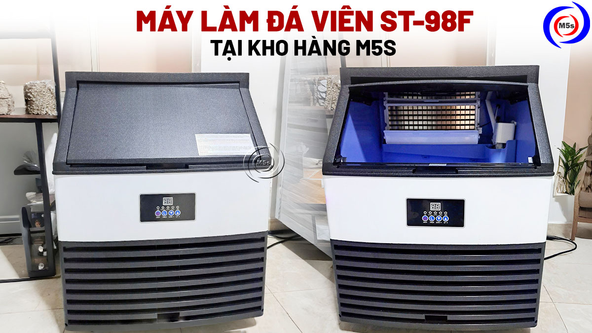 Máy làm đá ST-98F tại kho hàng của M5s Máy làm đá ST-98F tại kho hàng của M5s