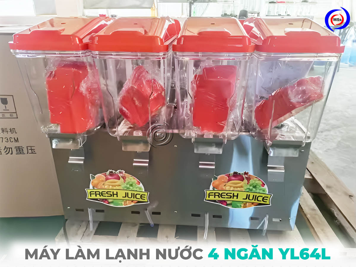 máy làm lạnh nước trái cây 4 ngăn YL64L