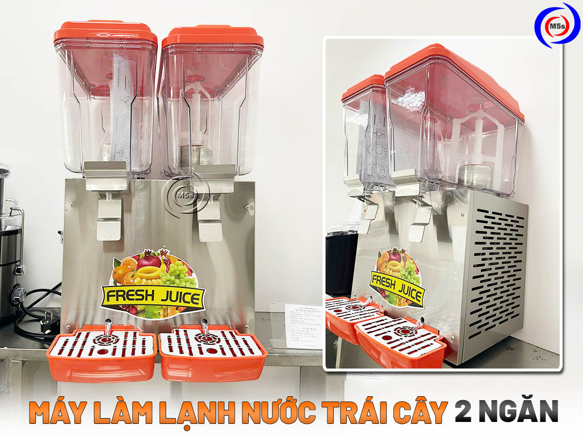 máy làm lạnh nước trái cây 2 ngăn