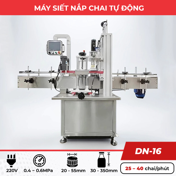máy siết nắp chai tự động DN-16
