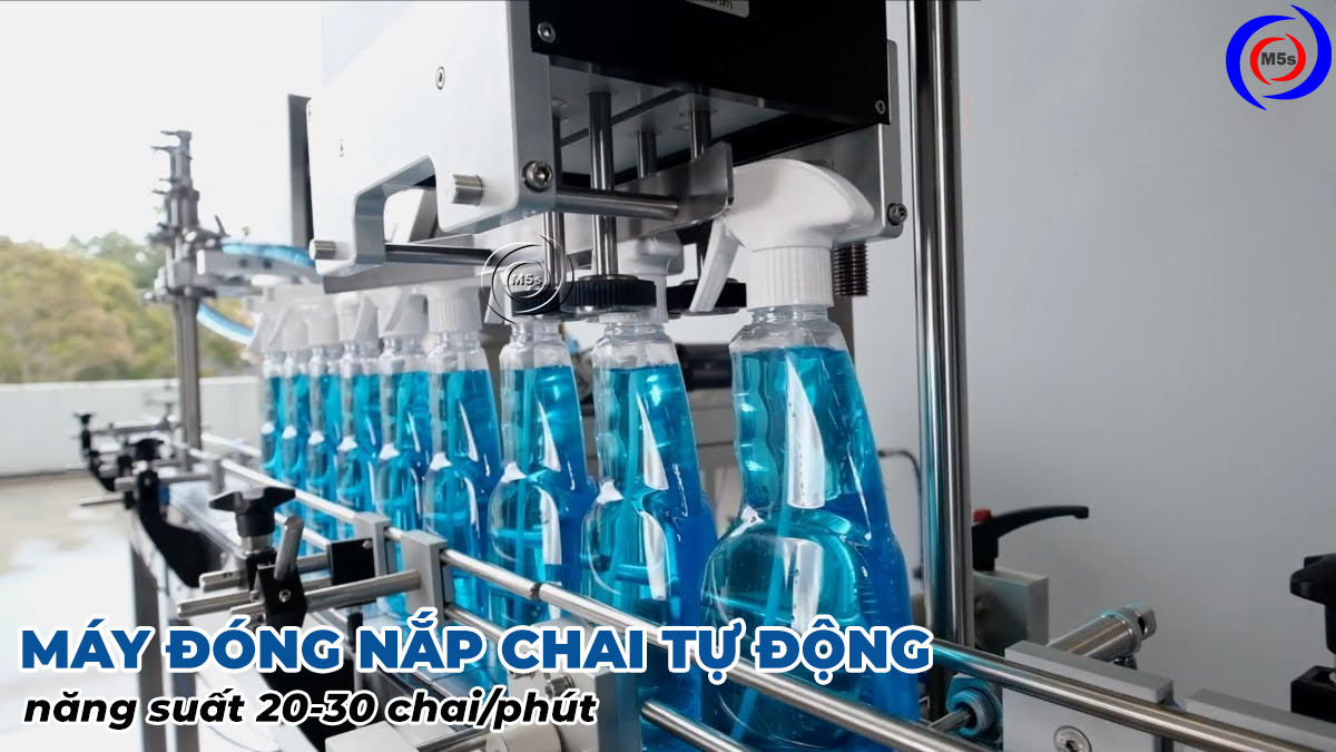 năng suất máy đóng nắp chai