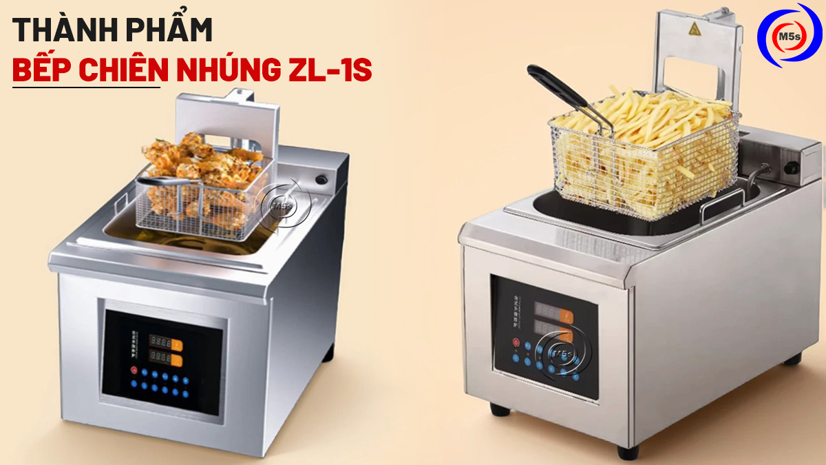 thành phẩm bếp chiên nhúng ZL-1S