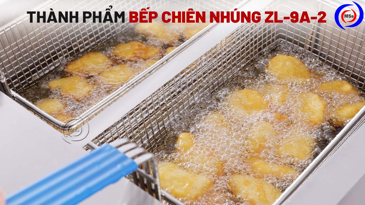 thành phẩm bếp chiên nhúng ZL-9A-2