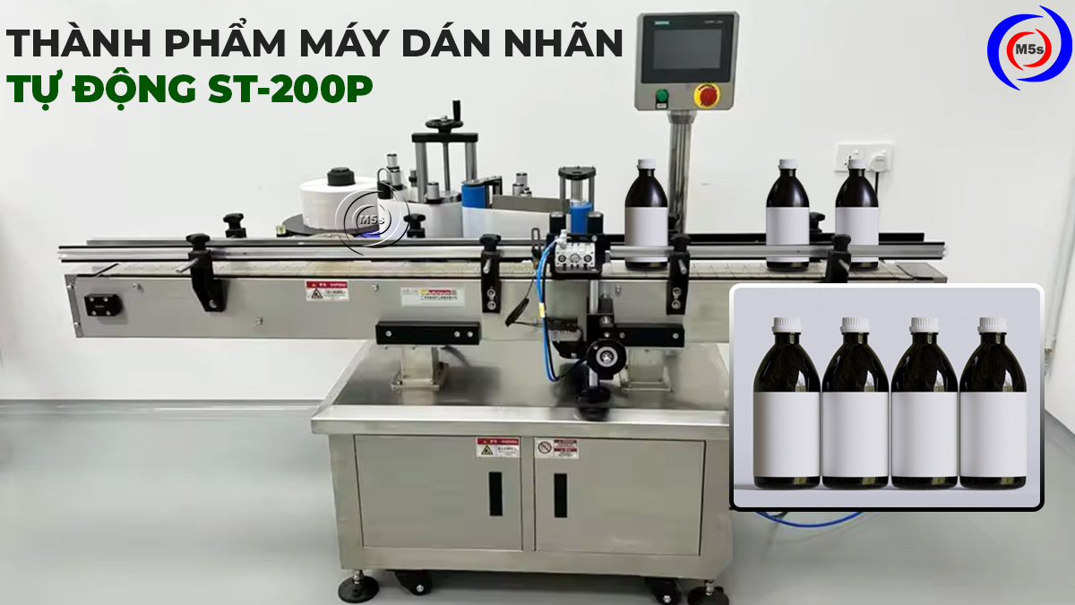 Máy dán tem nhãn tự động ST-200P