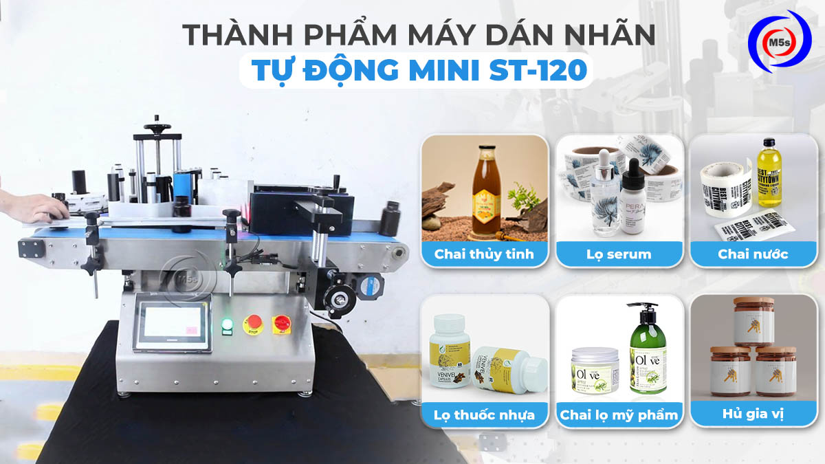 Máy dán tem nhãn tự động ST-120