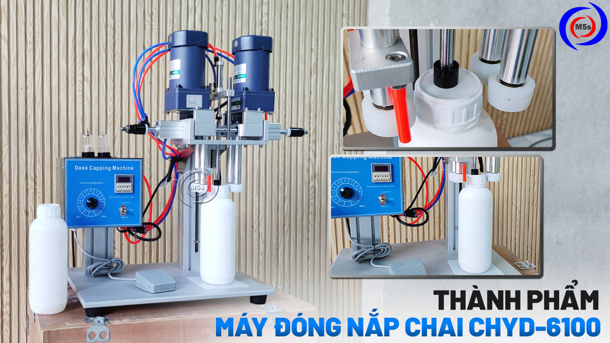 thành phẩm máy đóng nắp chai CHYD-6100