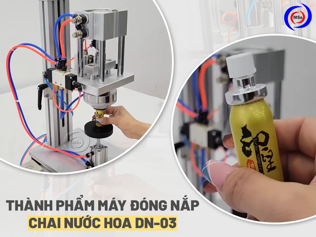 thành phẩm máy đóng nắp chai DN-03