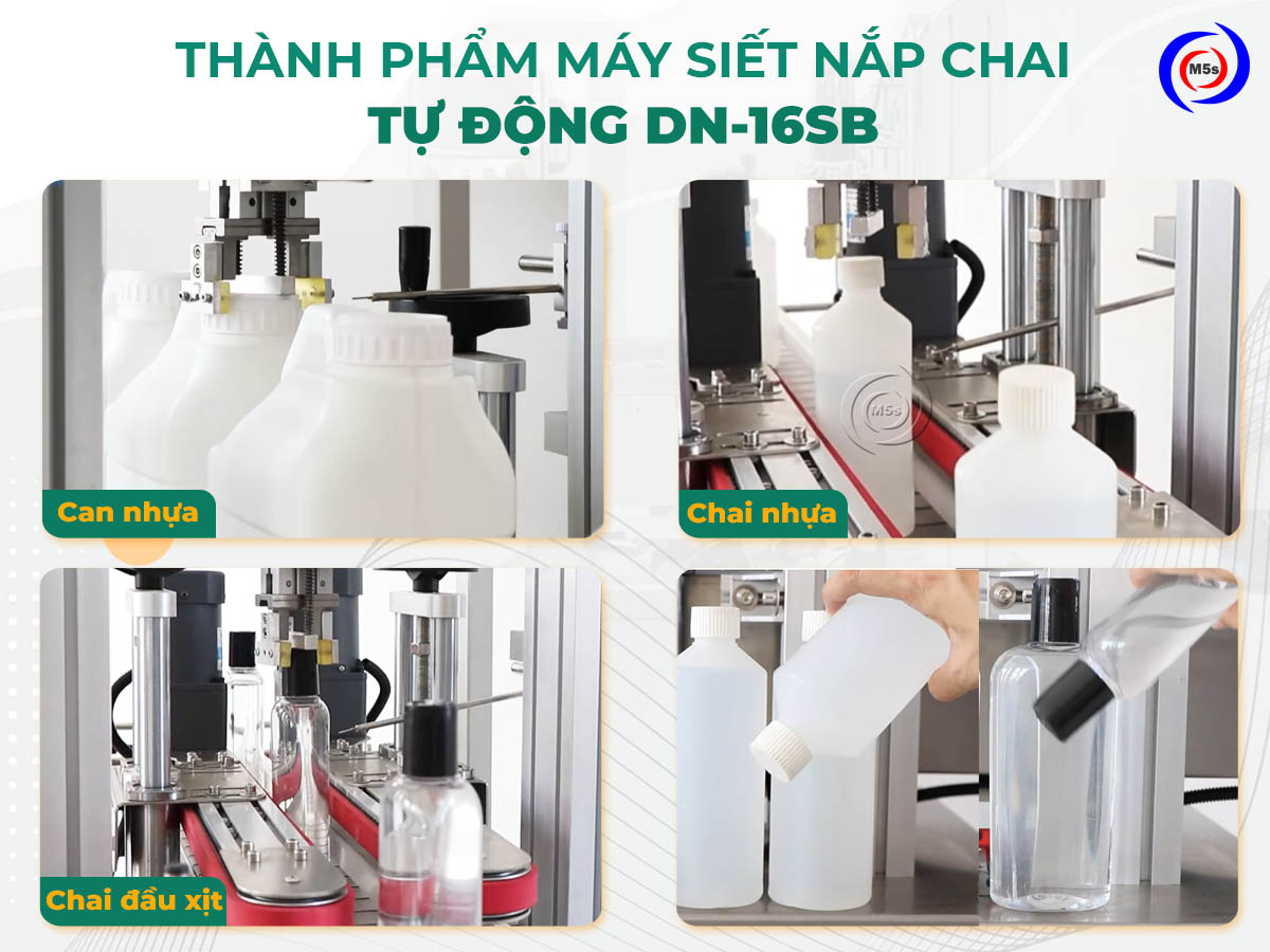thành phẩm máy siết nắp chai DN-16SB