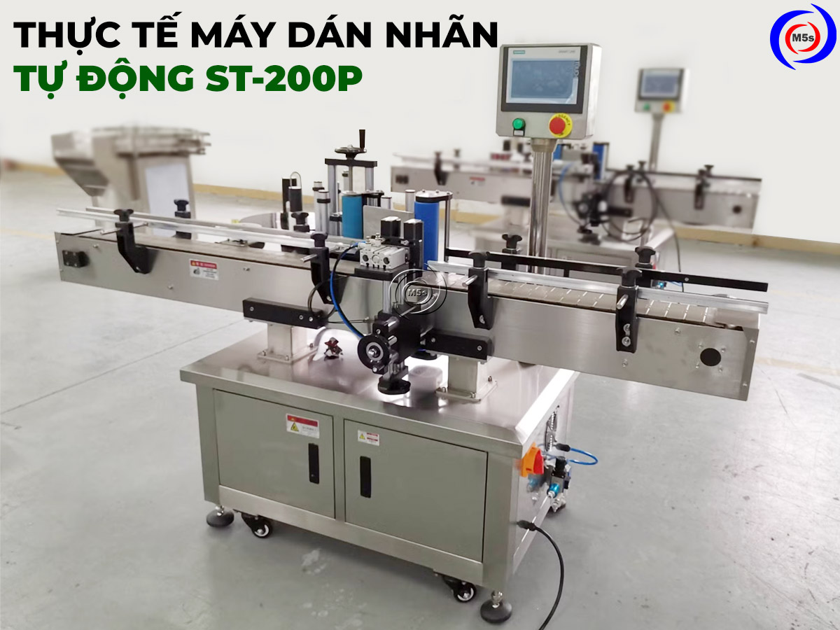Máy dán nhãn tự động ST-200P