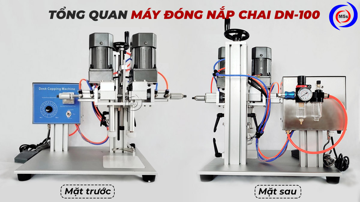 tổng quan máy đóng nắp chai DN-100