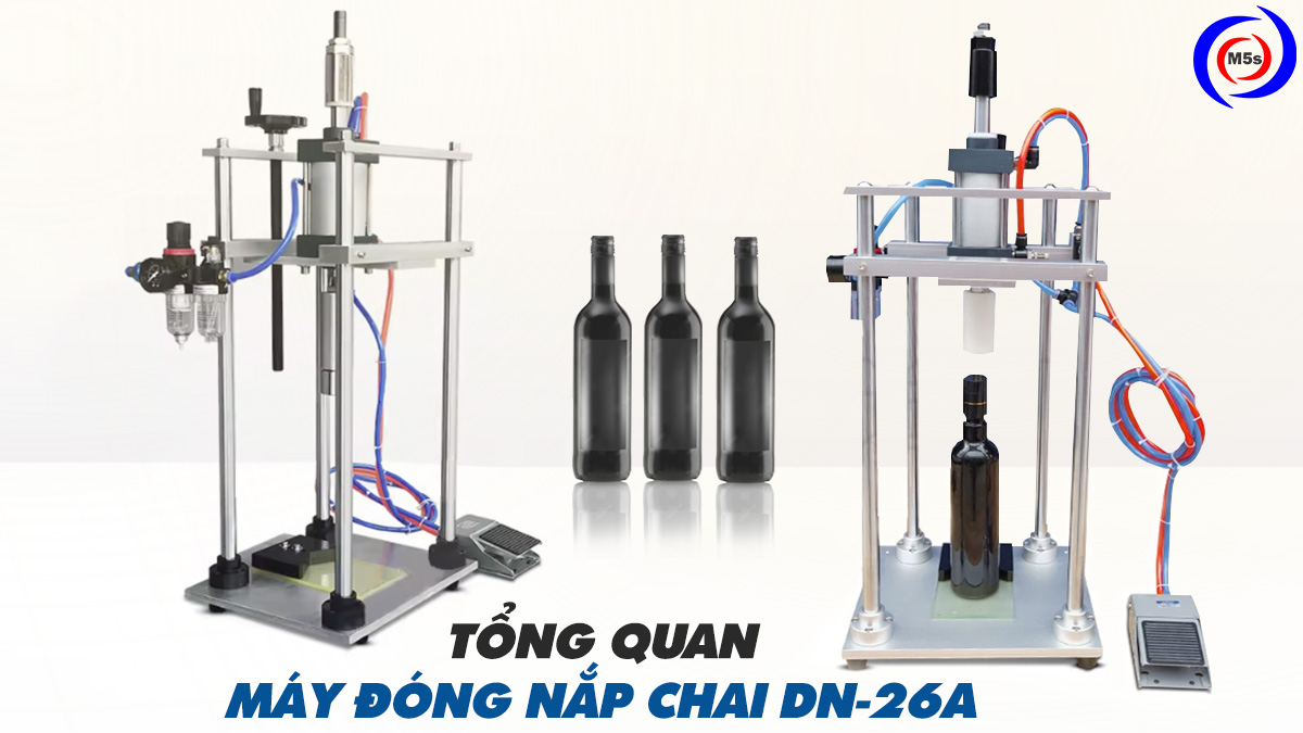 tổng quan máy đóng nắp chai DN-26A