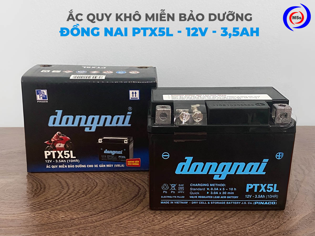 ắc quy khô đồng nai PTX5L ắc quy khô đồng nai PTX5L