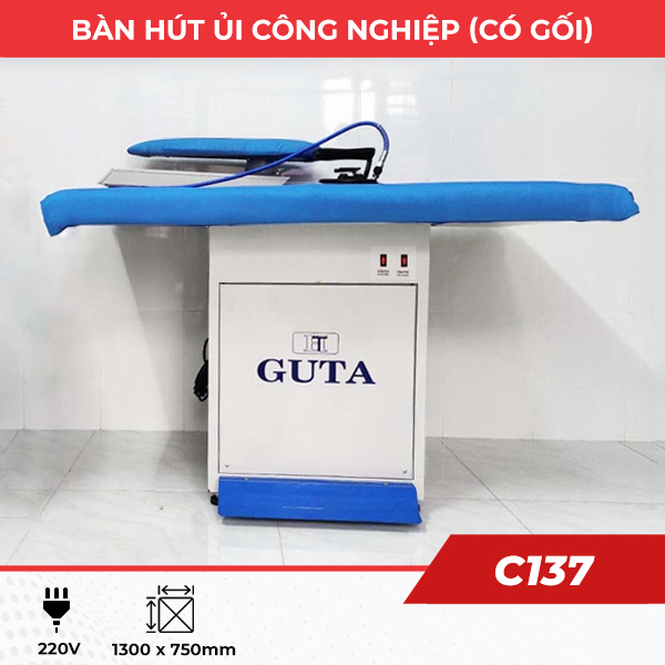Bàn hút ủi công nghiệp có gối C137