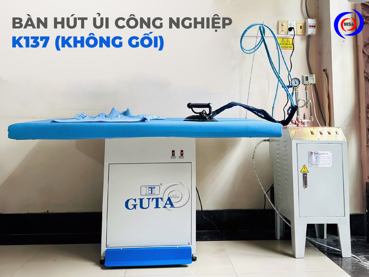 Bàn hút ủi hơi công nghiệp K137 (không gối)