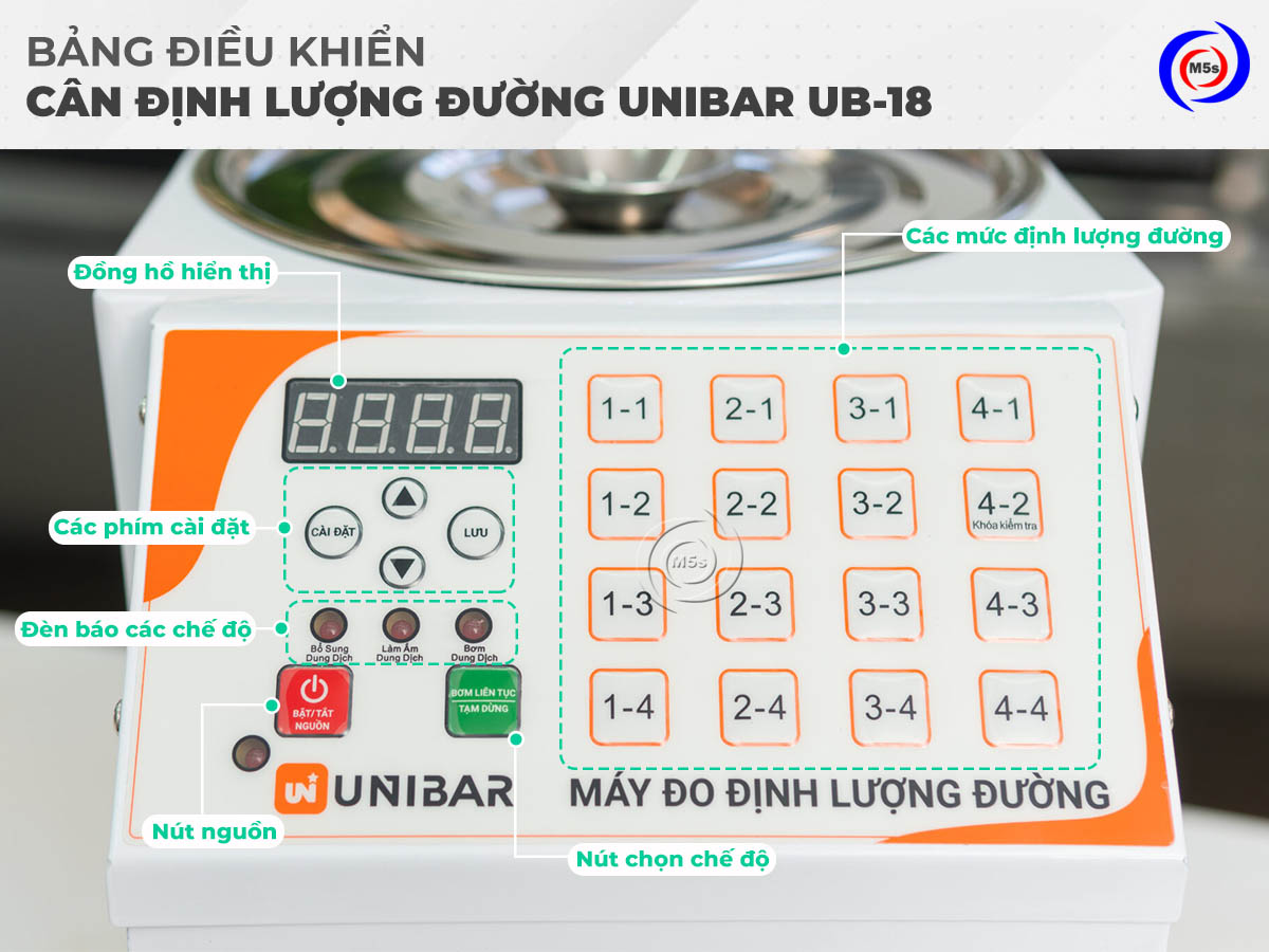 Bảng điều khiển máy cân định lượng đường UB-18 Bảng điều khiển máy cân định lượng đường UB-18