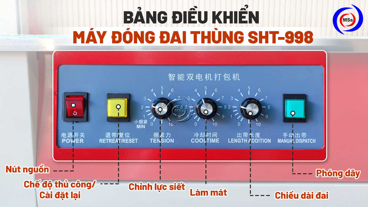 Bảng điều khiển máy đóng đai SHT-998 Bảng điều khiển máy đóng đai SHT-998