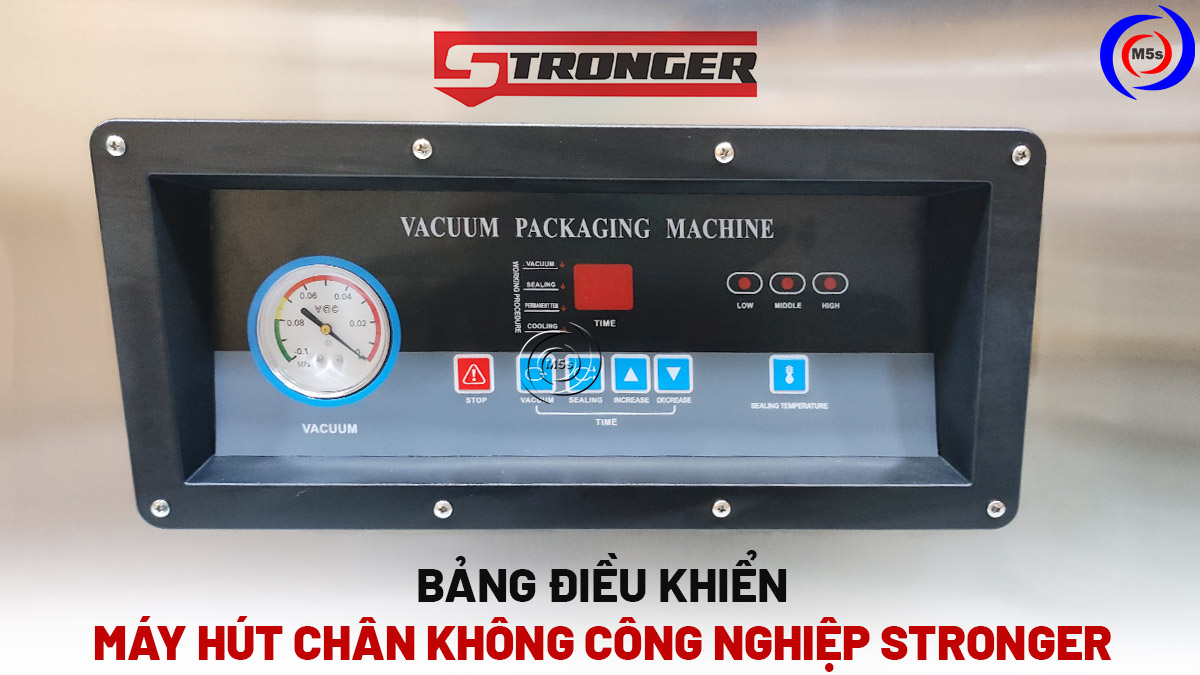 Bảng điều khiển của máy hút chân không Stronger Bảng điều khiển của máy hút chân không Stronger