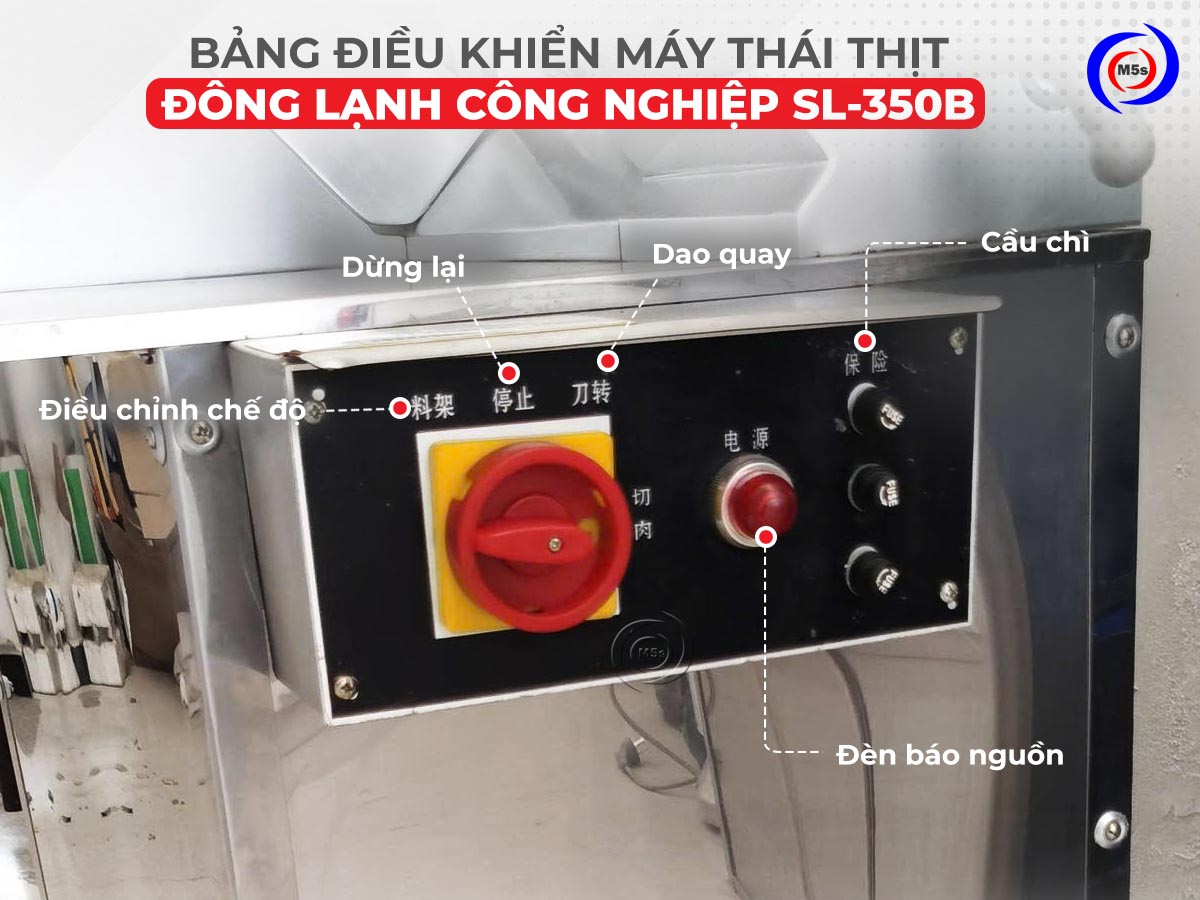 Bảng điều khiển máy thái thịt đông lạnh SL-350B