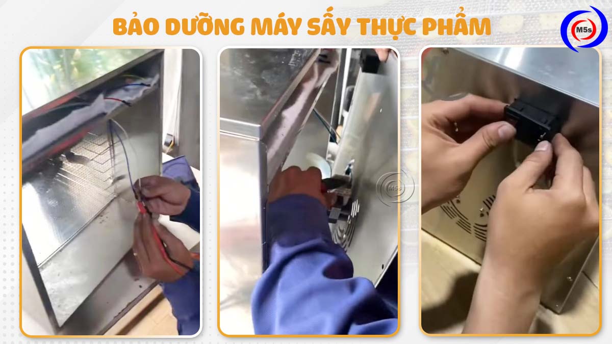 Bảo dưỡng máy sấy thực phẩm