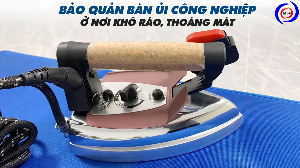 Bảo quản bàn ủi công nghiệp sau sử dụng