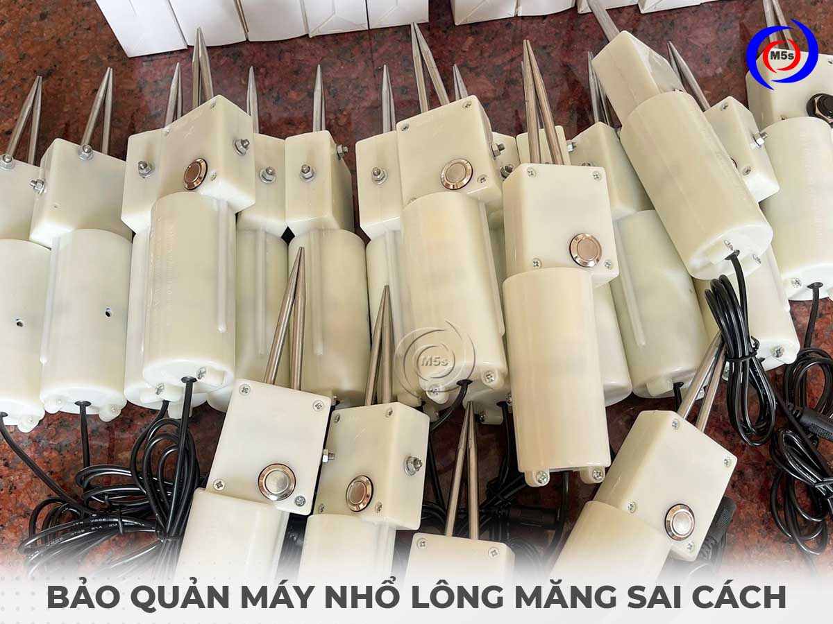 Bảo quản máy nhổ lông măng vịt cầm tay không đúng cách