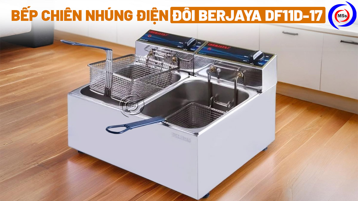 Bếp chiên nhúng điện đôi Berjaya DF11D-17 Bếp chiên nhúng điện đôi Berjaya DF11D-17
