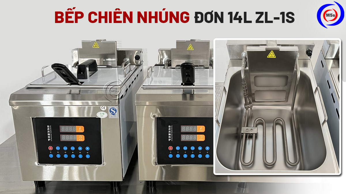 bếp chiên nhúng đơn 14L ZL-1S