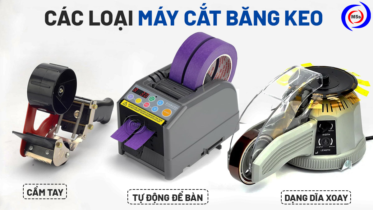 các loại máy cắt băng keo