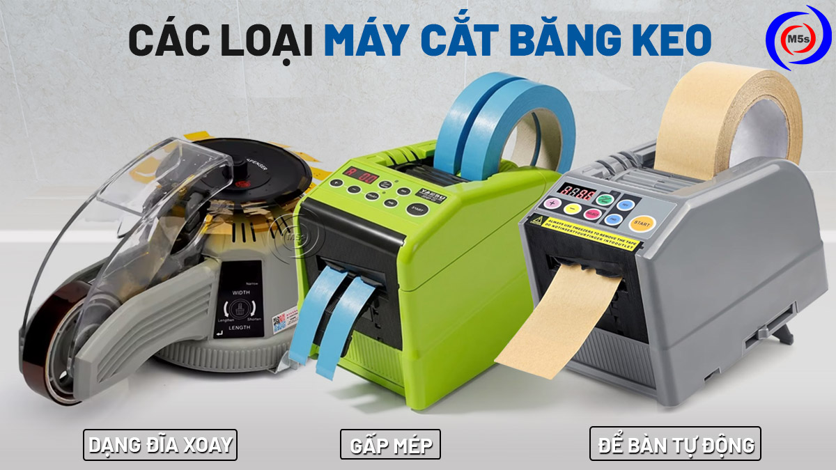 các loại máy cắt băng keo