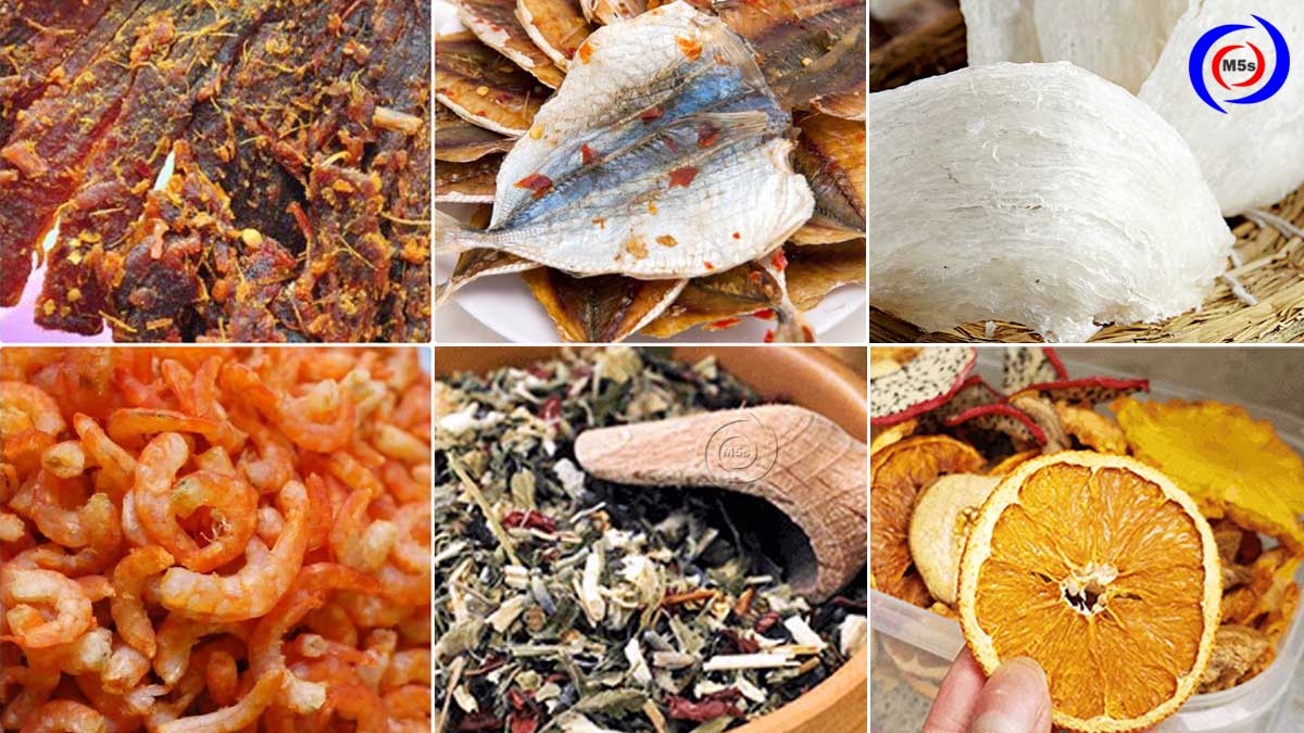 Các loại thực phẩm sấy khô dùng để kinh doanh