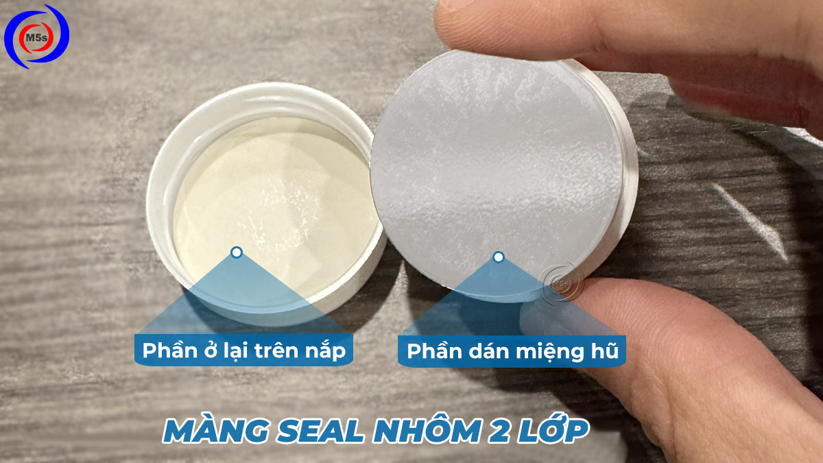 Cấu tạo màng seal nhôm 2 lớp