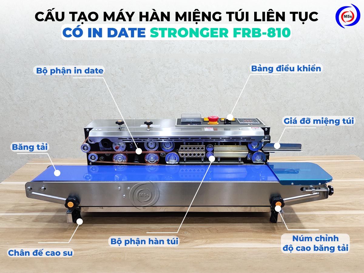 cấu tạo máy hàn miệng túi có in date FRB-810 cấu tạo máy hàn miệng túi có in date FRB-810