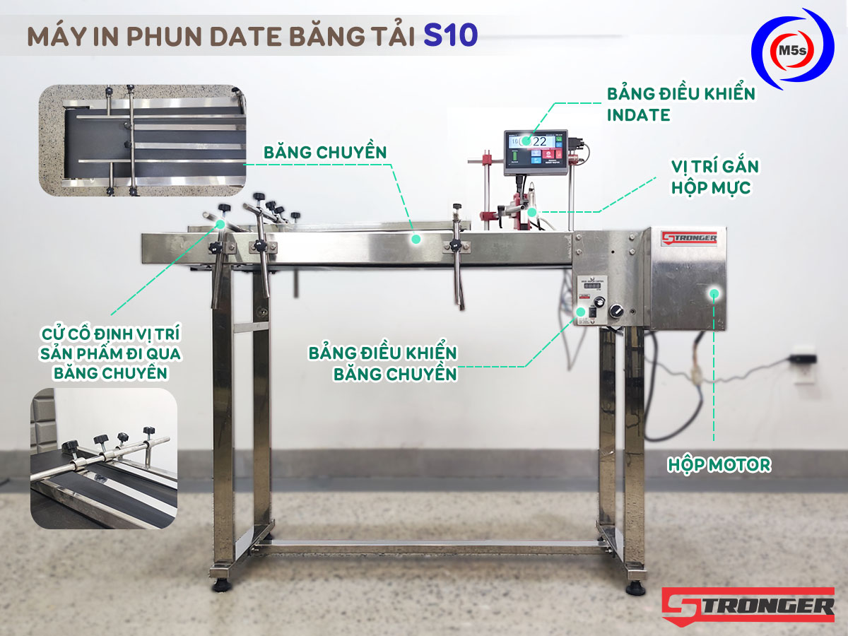 Cấu tạo máy in ngày sản xuất tự động S10