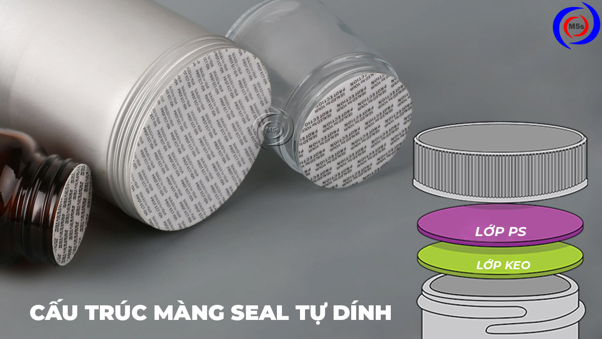 Cấu trúc màng seal tự dính