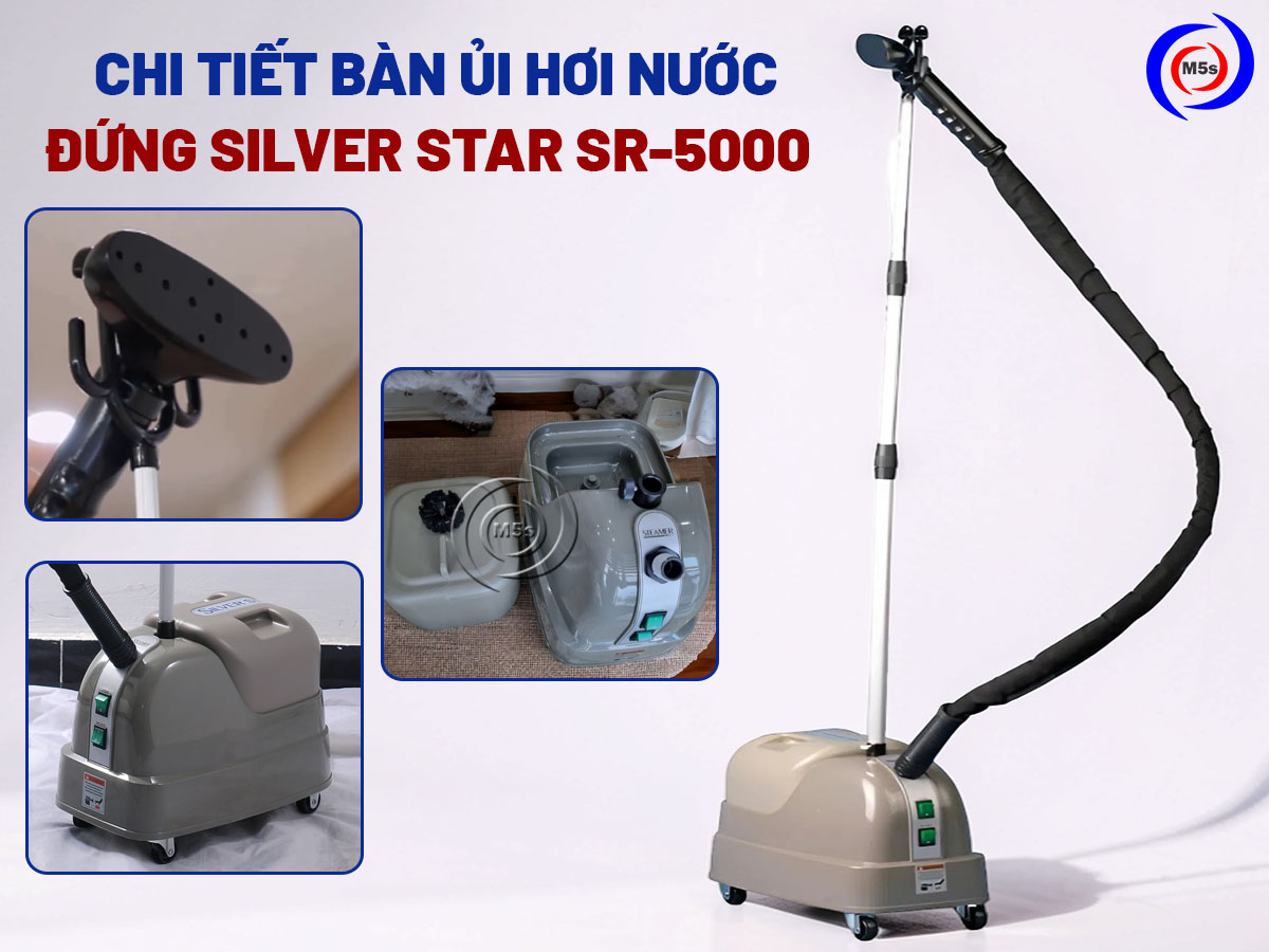 bàn ủi hơi nước đứng Silver Star SR-5000 bàn ủi hơi nước đứng Silver Star SR-5000