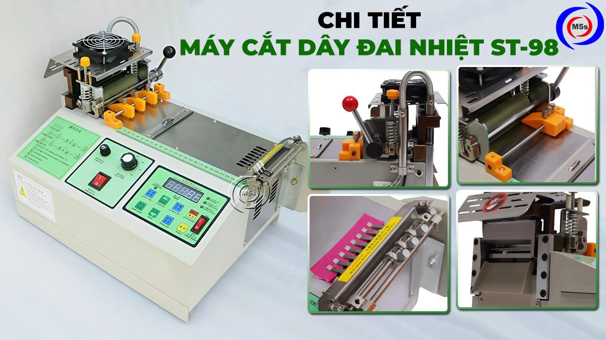 Chi tiết máy cắt dây đai nhiệt st-98 Chi tiết máy cắt dây đai nhiệt st-98