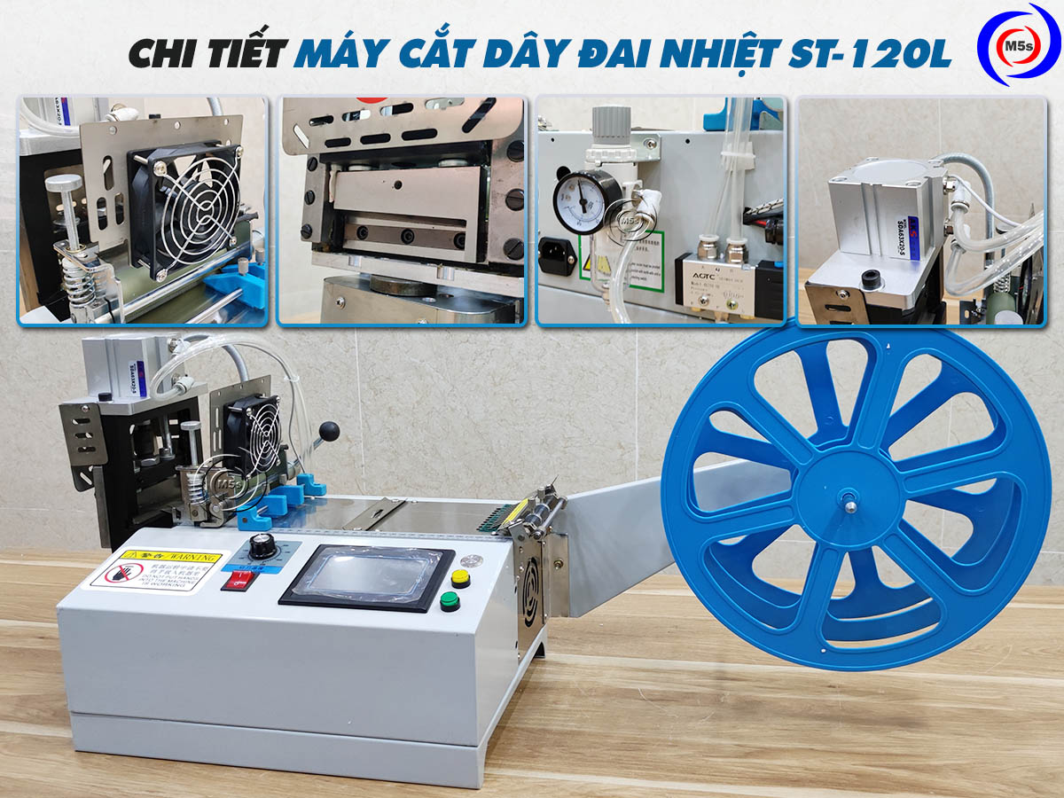 Chi tiết các bộ phận của máy cắt dây đai ST-102L