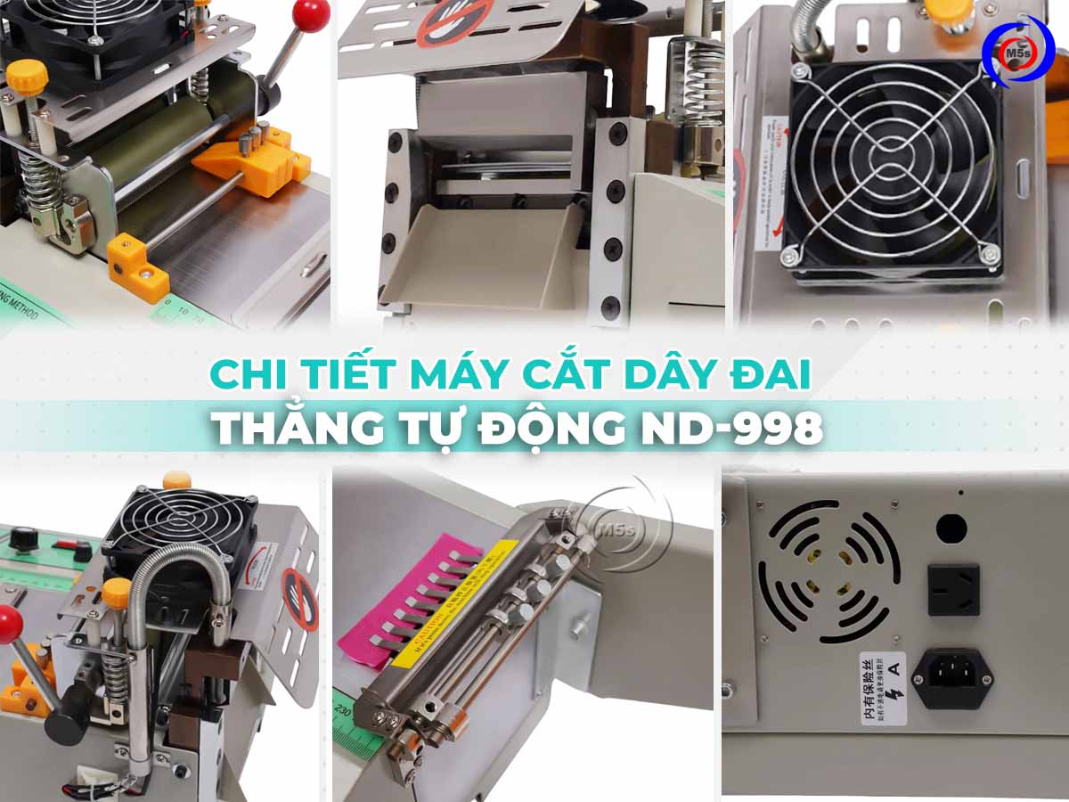 Máy cắt dây đai thẳng tự động ND-998 Máy cắt dây đai thẳng tự động ND-998