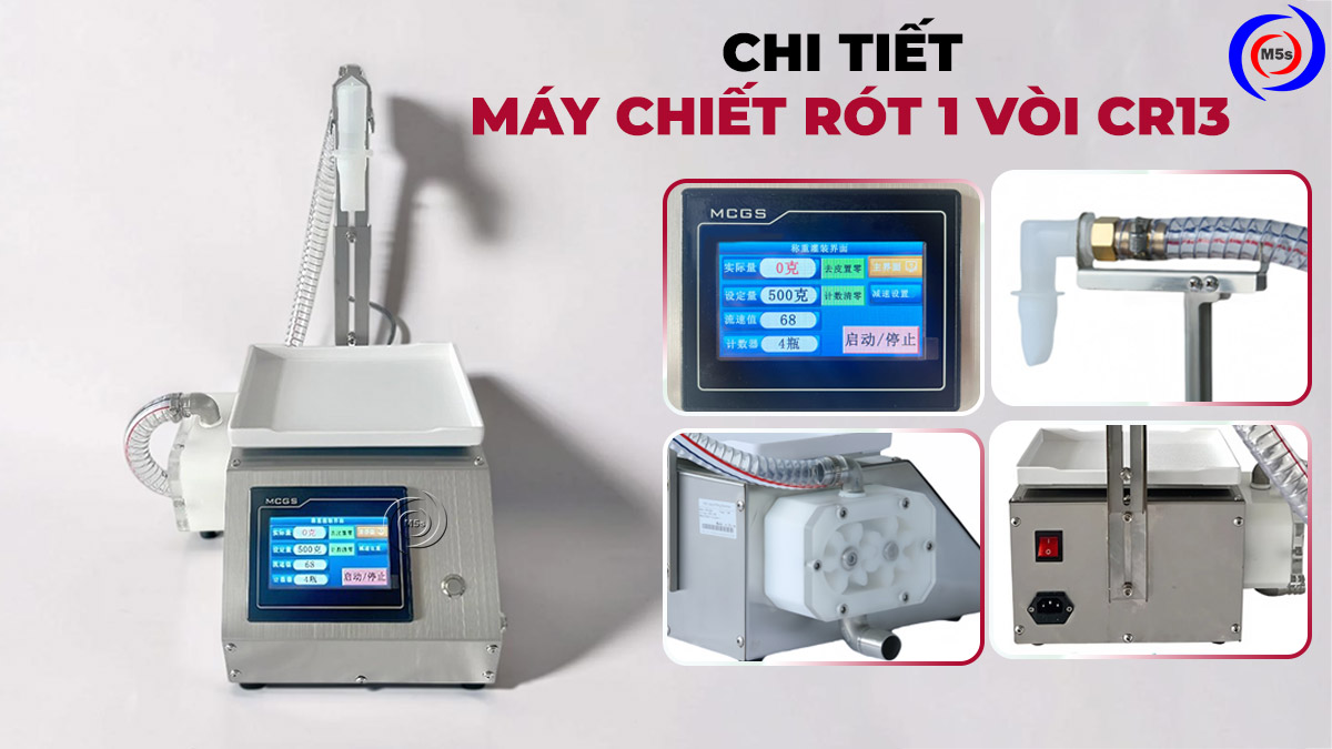 máy chiết rót mật ong CR13