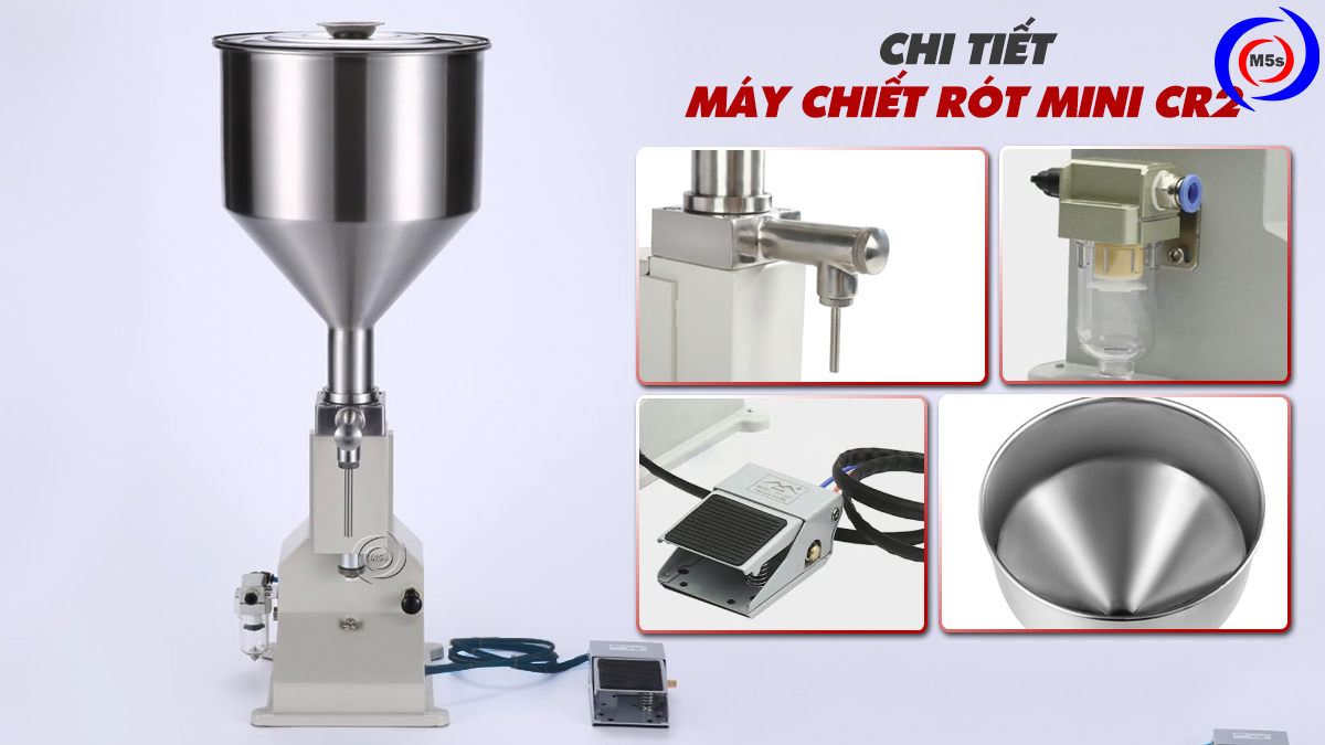 Chi tiết máy chiết rót mini cr2