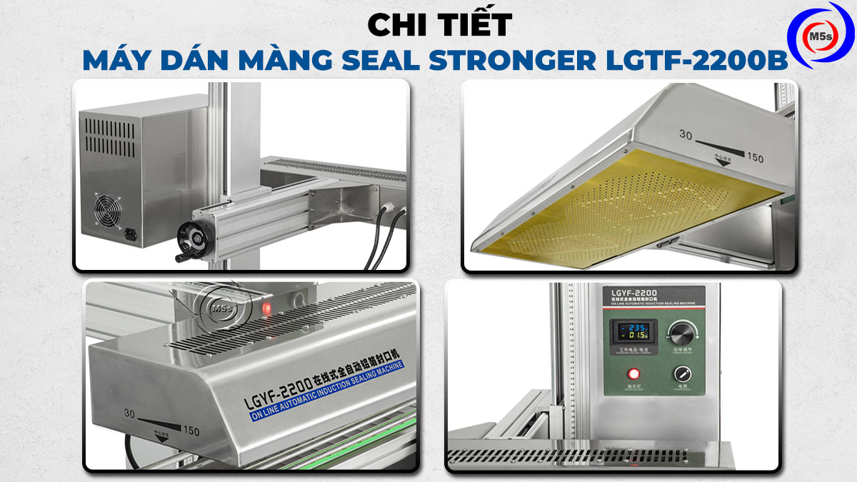 Chi tiết máy dán màng seal Stronger LGYF-2200B