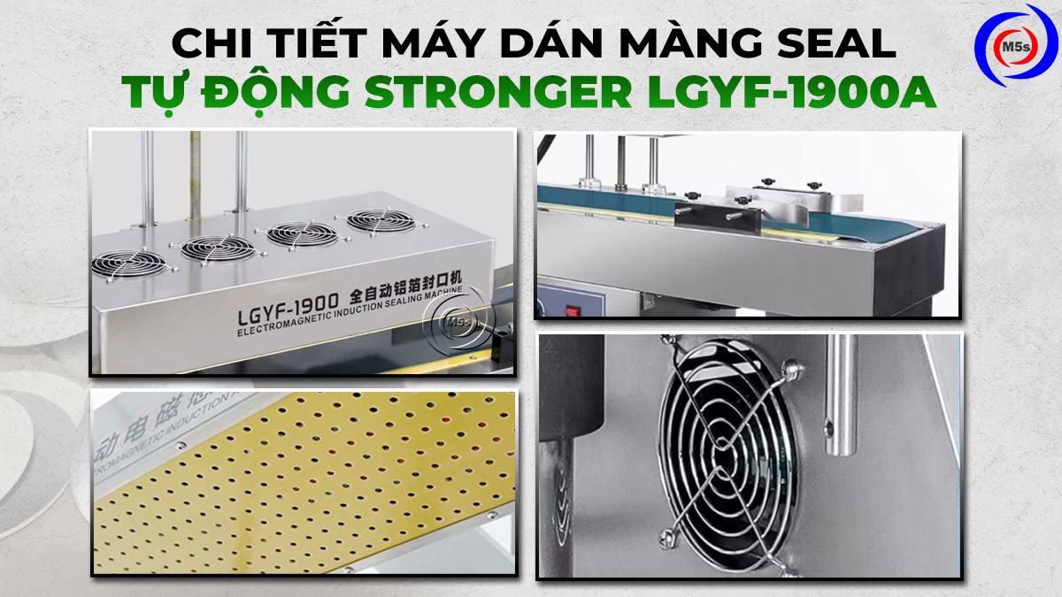 Chi tiết máy dán màng seal tự động LGYF-1900A